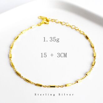 Silvology 925 Sterling Zilver Cilinder Slanke Armbanden Minimalistische Modieuze Armbanden voor Vrouwen Studenten Sieraden goud