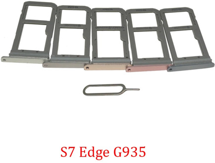 SIM Card Tray For Samsung Galaxy S7 Edge G935F G935FD G935 G9350 Original Phone New Micro SD SIM Card Chip Slot Holder + Tool