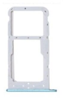 Sim Kaart Houder Voor Huawei Honor 9i Sim Card Tray Slot Houder Adapter Vervangende Onderdelen groen