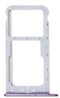 Sim Kaart Houder Voor Huawei Honor 9i Sim Card Tray Slot Houder Adapter Vervangende Onderdelen paars