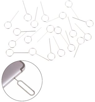 Sim-Kaart Lade Ejector Eject Pin Key Removal Tool Voor Iphone Ipad Samsung Galaxy Voor Huawei Xiaomi Tabletten Sim 1pcs Accessoires