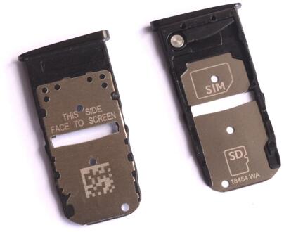 Sim-kaart Lade + Micro SD Card Tray voor Motorola Moto Z2 Kracht
