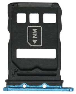 Sim Lade Houder Voor Huawei P40 ANA-LNX9, ANA-LX4, ANA-NX9 Sim Card Tray Slot Houder Adapter Socket Reparatie Onderdelen blauw