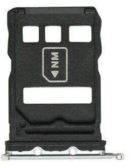 Sim Lade Houder Voor Huawei P40 ANA-LNX9, ANA-LX4, ANA-NX9 Sim Card Tray Slot Houder Adapter Socket Reparatie Onderdelen zilver
