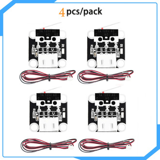 SIMAX3D 4pcs 3D Printer Part Endstop Mechanical Limit Switches with Cable Endstop Press Switch Module for ender 3 Pro Hotend kit