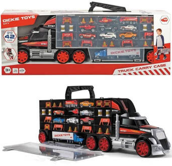 Simba.dickie.group autotransporter 62cm met handvat - transportkoffer voor vrachtwagens - dickie toys