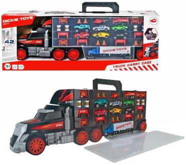 Simba.dickie.group autotransporter 62cm met handvat - transportkoffer voor vrachtwagens - dickie toys