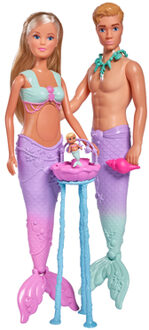 Simba Steffi Love - Mermaid Family Kleurrijk