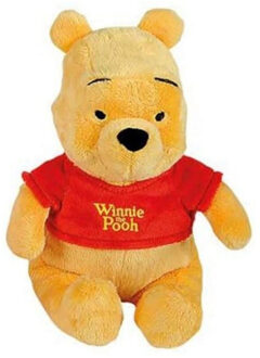 Simba Winnie de poeh knuffel - pluche - 17 cm - knuffeldier - disney - voor kinderen
