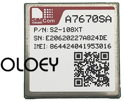 SIMcom A7670SA LTE Module,A7670SA: LTE-FDD B1/B2/B3/B4/B5/B7/B8/B28/B66 GSM 850/900/1800/1900MHz o0 o l0 b