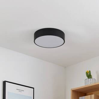 Simera LED plafondlamp 30cm, zwart mat zwart, wit