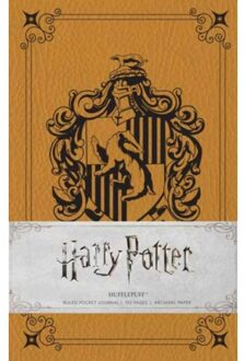 Simon & Schuster Us Harry Potter - Hufflepuff Ruled Pocket Journal