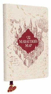 Simon & Schuster Us Harry Potter: Marauder's Map Journal With Ribbon Charm