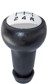 Simoni Racing Pookknop OEM passend voor Citroën/Peugeot diversen - Zwart ABS + Chroom Schakelpatr SRPO7