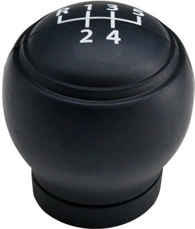 Simoni Racing Pookknophoes Grip - Zwart Siliconen - 5 versnellingen + links achteruit SRSGKC6