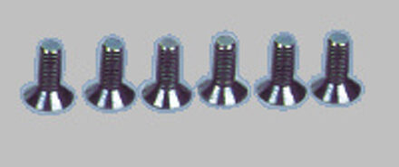 Simoni Racing Set Sportstuur Montageschroeven M5x10mm - Set à 6 stuks