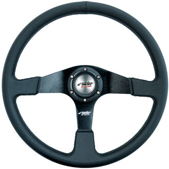 Simoni Racing Sportstuur Defender 380mm - Zwart Eco-Leder