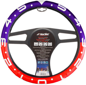 Simoni Racing Stuurwielhoes Clock Multicolor Kunstleer SRCVT67