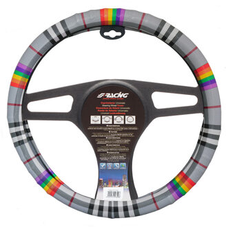 Simoni Racing Stuurwielhoes Fancy - 37-39cm - Multi-color Eco-Leder SRCVT62