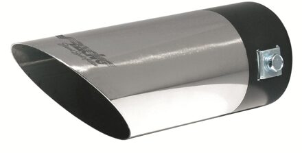 Simoni Racing Uitlaatsierstuk Rond/Schuin RVS - Ø60xL175mm - Montage ->60mm