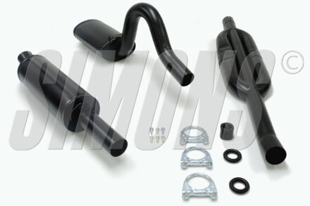 Simons uitlaat passend voor Opel Ascona/Manta Type B 1975-1990 T83H1