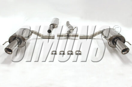 Simons uitlaat passend voor Saab 9-3X SC XWD 2009- 063DHGR