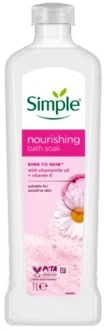 Simple Badmelk Simple Bath Soak Nourishing 1000 ml