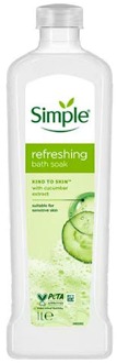 Simple Badmelk Simple Bath Soak Refreshing 1000 ml