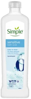 Simple Badmelk Simple Bath Soak Sensitive 1000 ml