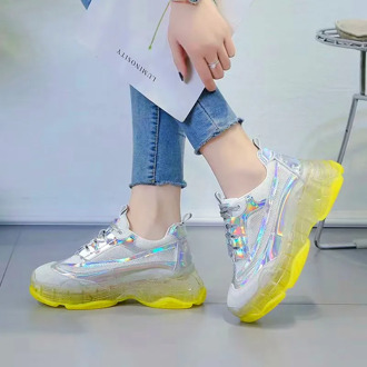 Simple casual vulcanized shoes women socks sneakers 2020 women knitted flat shoes women's TENNIS Cross strap color matching mesh