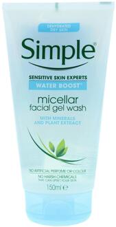 Simple Cleanser Simple Micellar Facial Gel Wash Water Boost 150 ml