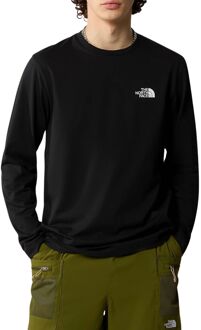 Simple Dome Longsleeve Shirt Heren zwart