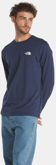 Simple Dome LS Tee Shirt Blauw - M