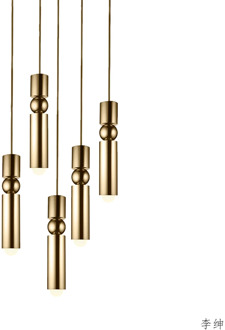 Simple Gold Hanging LED Pendant Lights Nordic Kitchen Fixtures Lamps Loft Industrial Lighting Home Decor Living Room Luminaire