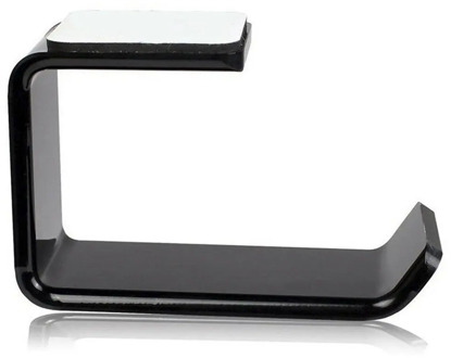 Simple Headphone Stand Hanger Hook Tape Under Desk Dual Headset Mount Holder Easy to Use
