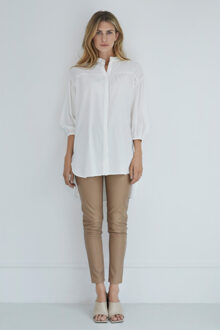 Simple Marin blouse optic white Wit - L