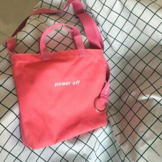 Simple Mode Canvas Schoudertas Schooltas Casual Crossbody Tas Reizen Winkelen Tote Handtas School-Tassen-Voor-meisjes roze