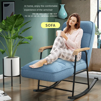 Simple Modern Reclining Chair Balcony Leisure Chair Lazy Couch Lounge Chair Outdoor Chairs Rocking Chair Chair Bed Furniture