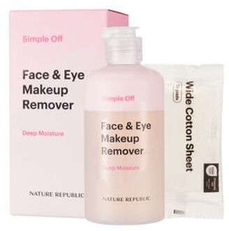 Simple Off Face & Eye Makeup Remover Deep Moisture Special Set 2 pcs