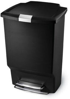 Simplehuman Rectangular 45 L Zwart