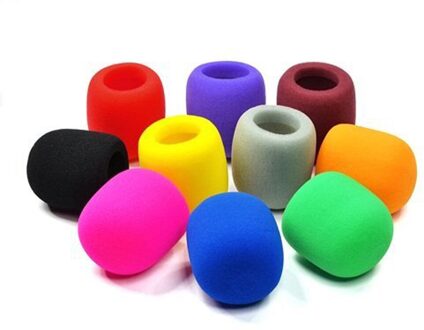 Simplestone 10Pc Kleuren Handheld Stage Microfoon Windscherm Foam Mic Cover Karaoke Dj Grote Verkoop Snelle Levering Mic Foam Sleeve3.9