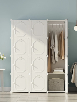 Simplicity Wardrobe Nordic Bedroom Furniture Armarios Dormitorio Kleiderschrank Storage Cabinet Armario Portatil Wooden