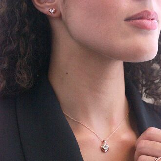 Simply Love Sets - Roségoud en kristal - One Size