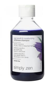 Simply Zen Age Benefit & Moisturizing Whiteness Shampoo grijs/wit/ontkleurd Haar 250ml