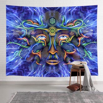 Simsant Psychedelics Kunst Wandtapijt Tool Band Poster Skull Art Muur Opknoping Wandtapijten Voor Woonkamer Thuis Dorm Decor 2TGTZYAY273