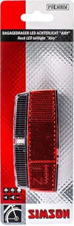 Simson Achterlicht Bagagedrager ''Airy'' voor Naafdynamo 6V