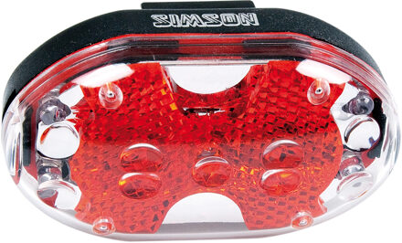 Simson achterlicht batterij led rood