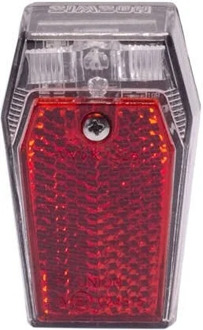 Simson achterlicht Mini batterij spatbord rood