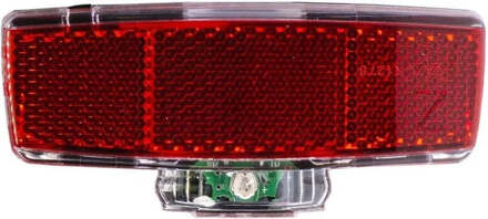 Simson Batterij Bagagedrager achterlicht ''Block'' 1 LED - On/Off