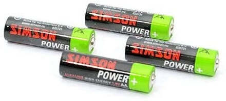 Simson Batterijen Power + AA (4 stuks)